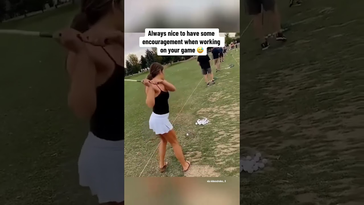 This is so dangerous on so many levels ⛳😭
