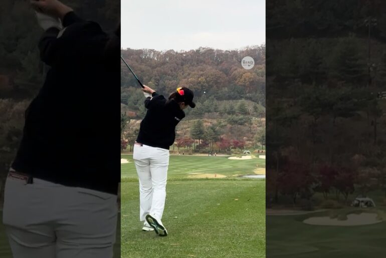 이 스윙이 상금 1위 🏆😍 | KLPGA 홍정민(JungMin Hong) #응원릴레이 #홍정민2025