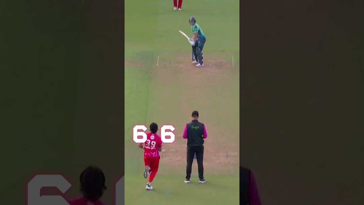 JORDAN COX SMASHES 4 SIXES IN FIVE BALLS 🤩