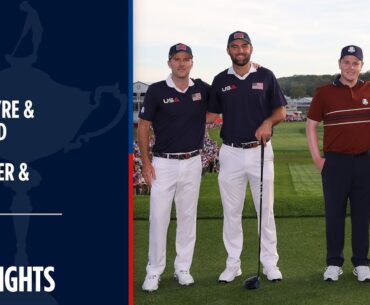 Hovland & MacIntyre vs Scheffler & Henley | Saturday Foursomes | Full Highlights | 2025 Ryder Cup