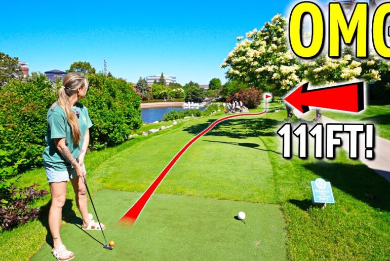 We Found an INSANE Mini Golf Putting Course!