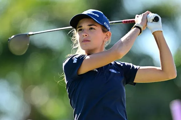 Kai Trump is not having her best day in her LPGA Tour debut at The Annika