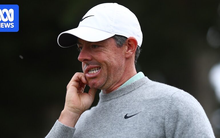 Rory McIlroy's Australian Open tilt hindered by discarded banana skin