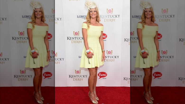 Elin Nordegren on the red carpet in 2016