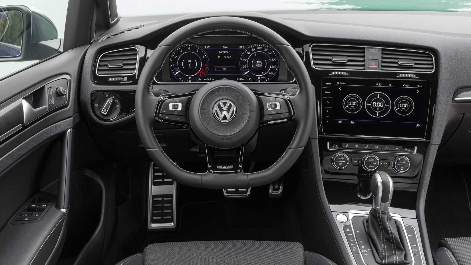 2015 volkswagen golf r interior black
