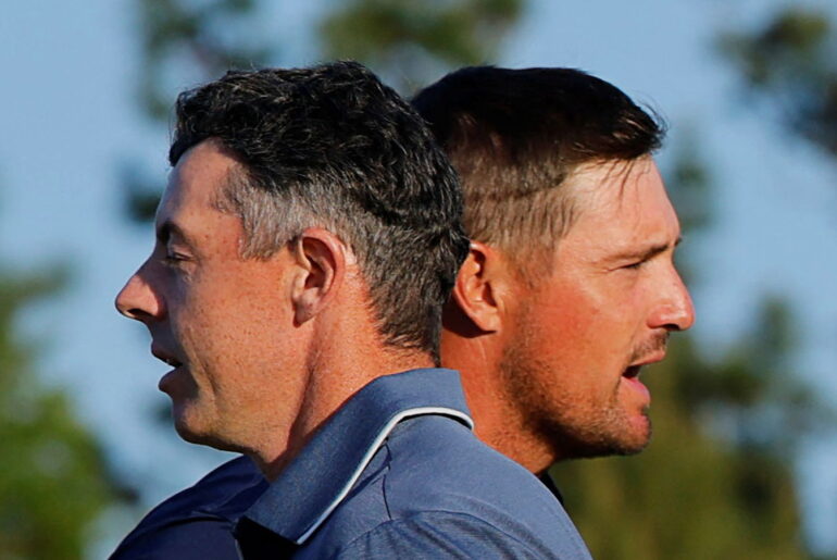 Rory McIlroy and Bryson DeChambeau