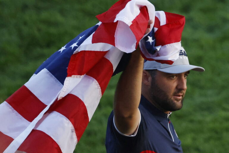 Scottie Scheffler at the 2025 Ryder Cup