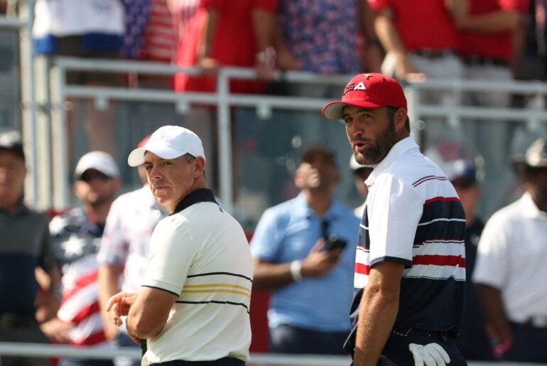 Rory McIlroy and Scottie Scheffler