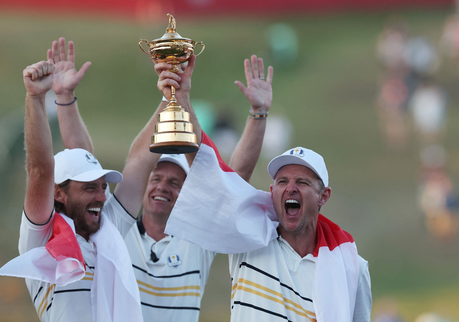 Rose celebrates Ryder Cup victory in New York