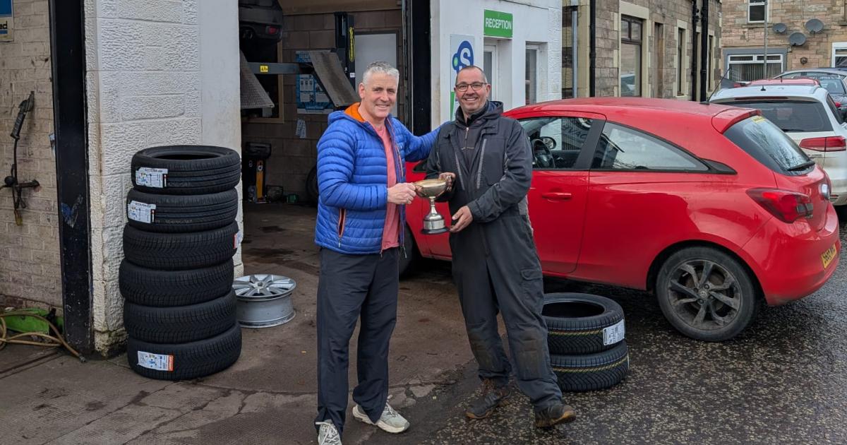 Golfer wins Seniors Open trophy at Galashiels Golf Club Golfer wins Seniors Open trophy at Galashiels Golf Club