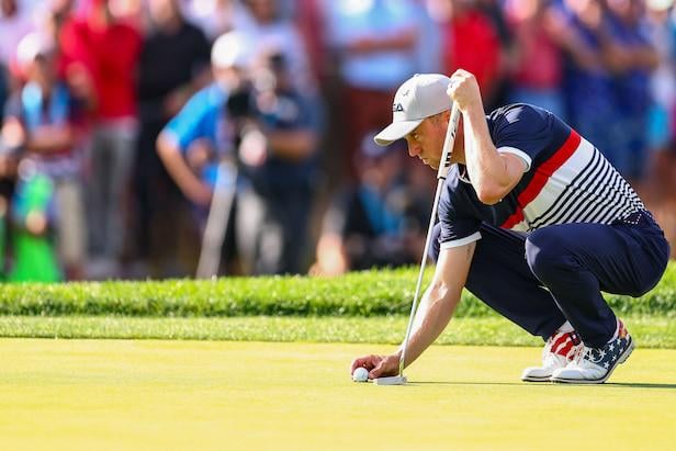 Justin Thomas says Ryder Cup grounds crew was arguing with them about green speeds mid-tournament