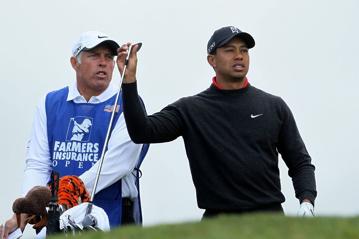 Tiger Woods and former caddie Steve Williams