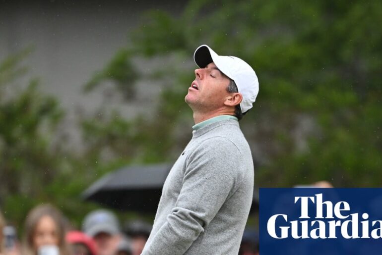 Rory McIlroy’s Australian Open hopes slip on discarded banana skin | Golf