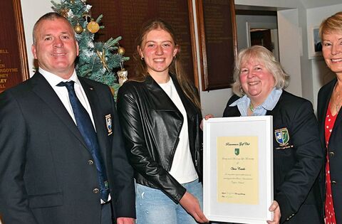 County Roscommon golfer receives honorary life membership of her club - Golf