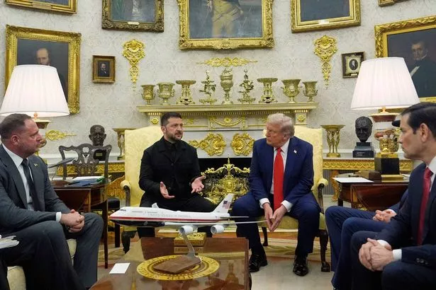 Donald Trump and Volodymyr Zelensky