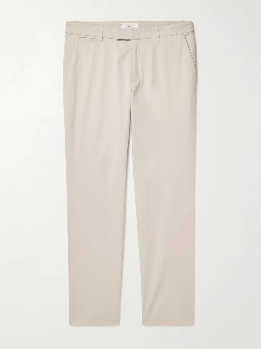 26. Mr P. Samuel Slim-Fit Straight-Leg Stretch-Cotton Golf Trousers