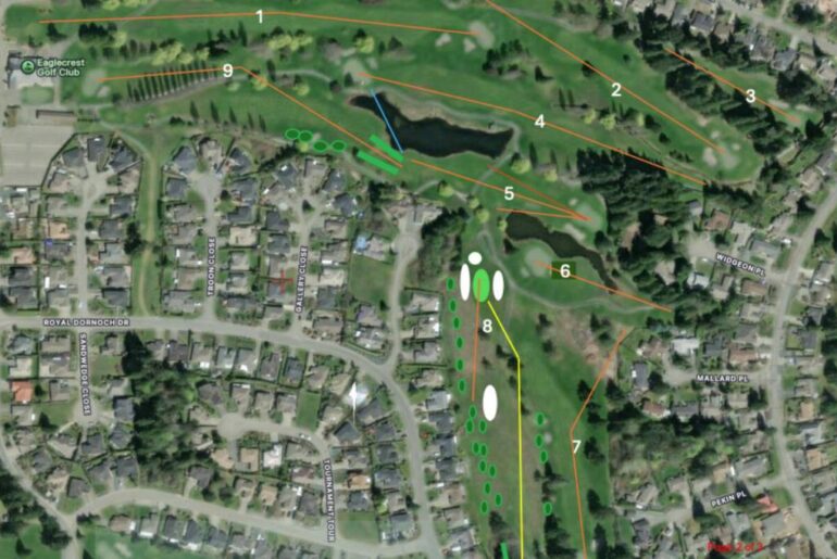 The Town of Qualicum Beach plans to reconfigure the layout of the Eaglecrest Golf Course. (QB photo)