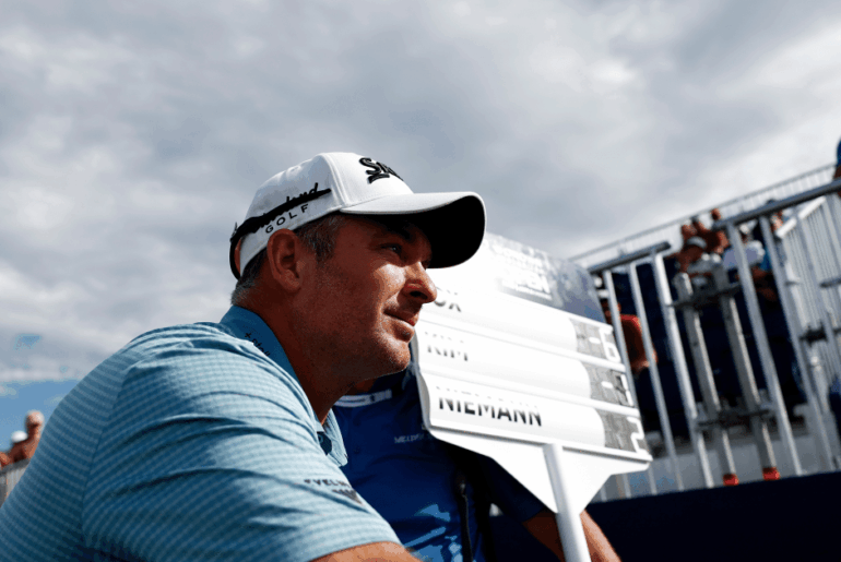 Golf: Ryan Fox battles Melbourne wind to lead Australian Open