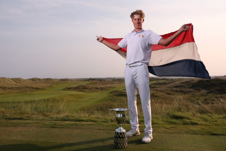 Guus Lafeber wins the R&A Boys' Amateur at County Louth