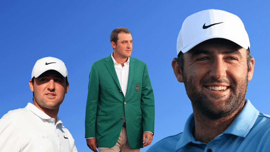 Scottie Scheffler Career Earnings: How Much Has He Won? Scottie Scheffler in 2018 (left), Scheffler wearing his first Masters Green Jacket in 2022 (middle) and Scheffler smiling in 2025 (right)