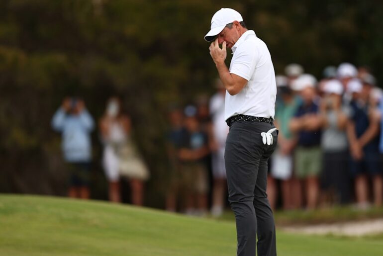 Day 2 leaderboard, tee times, results, highlights; McIlroy to make amends after 'rollercoaster' first day at Royal Melbourne