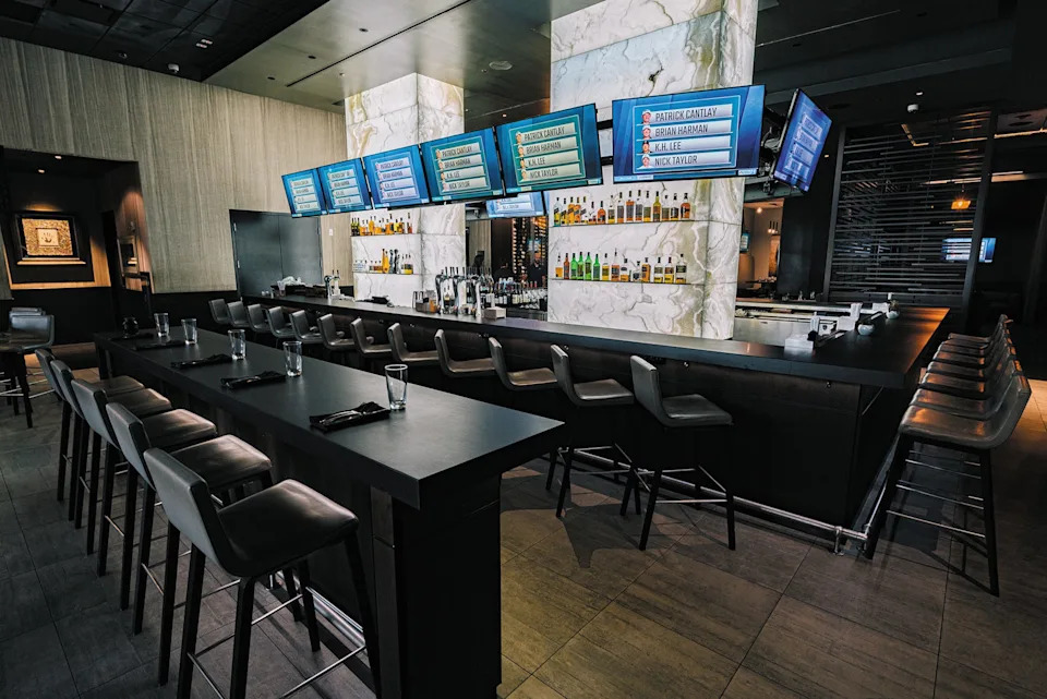 Inside The Woods, Tiger Woods' bar and restaurant in Jupiter.