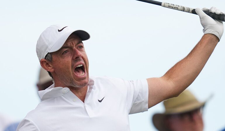 Rory having an up-and-down run at Royal Melbourne