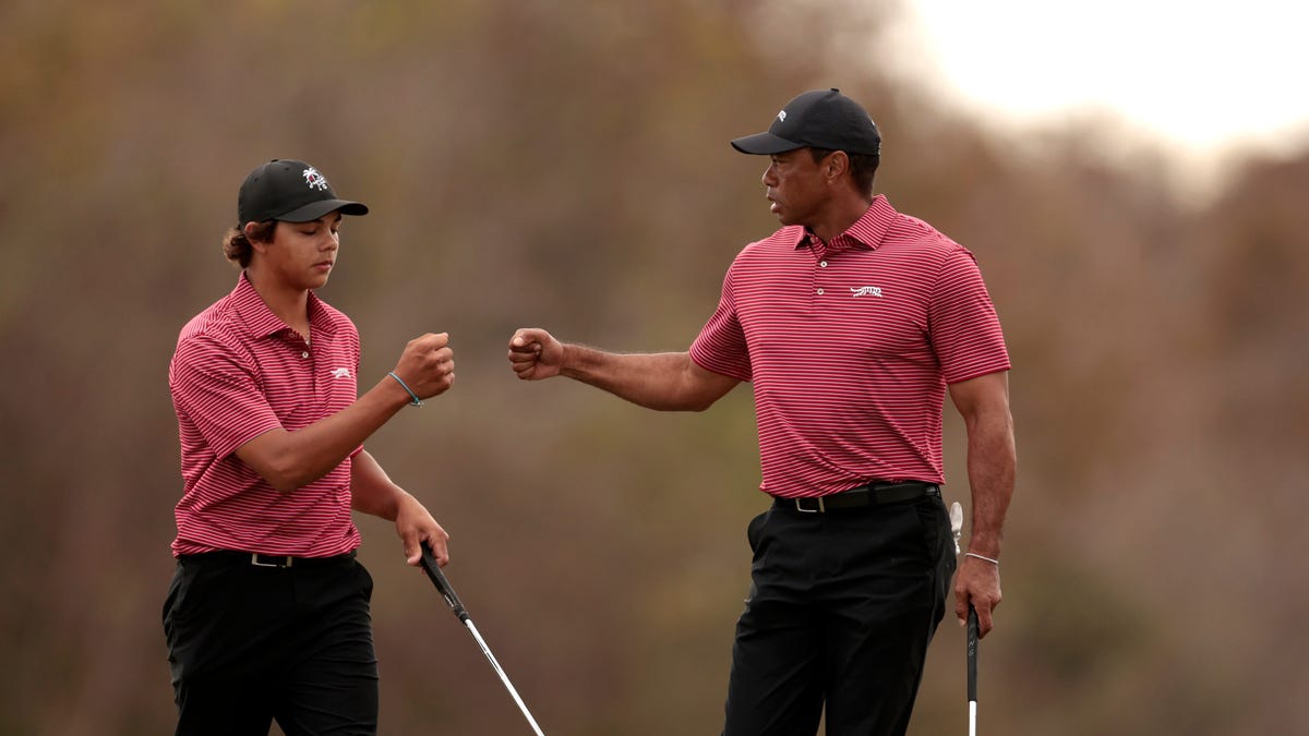 Tiger Woods discusses recruiting process for son Charlie Tiger Woods discusses recruiting process for son Charlie