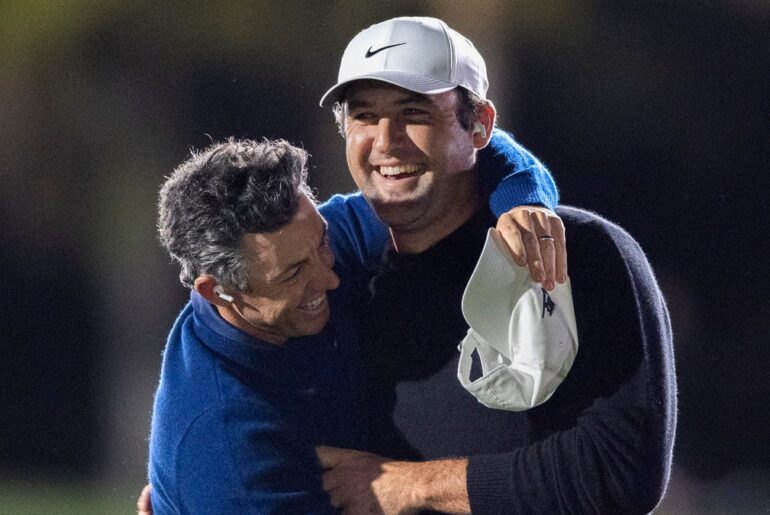 Scottie Scheffler, Rory McIlroy chip off decides Golf Channel Games
