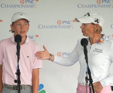 Annika Sorenstam confirms she now loses to son Will, 14, in golf