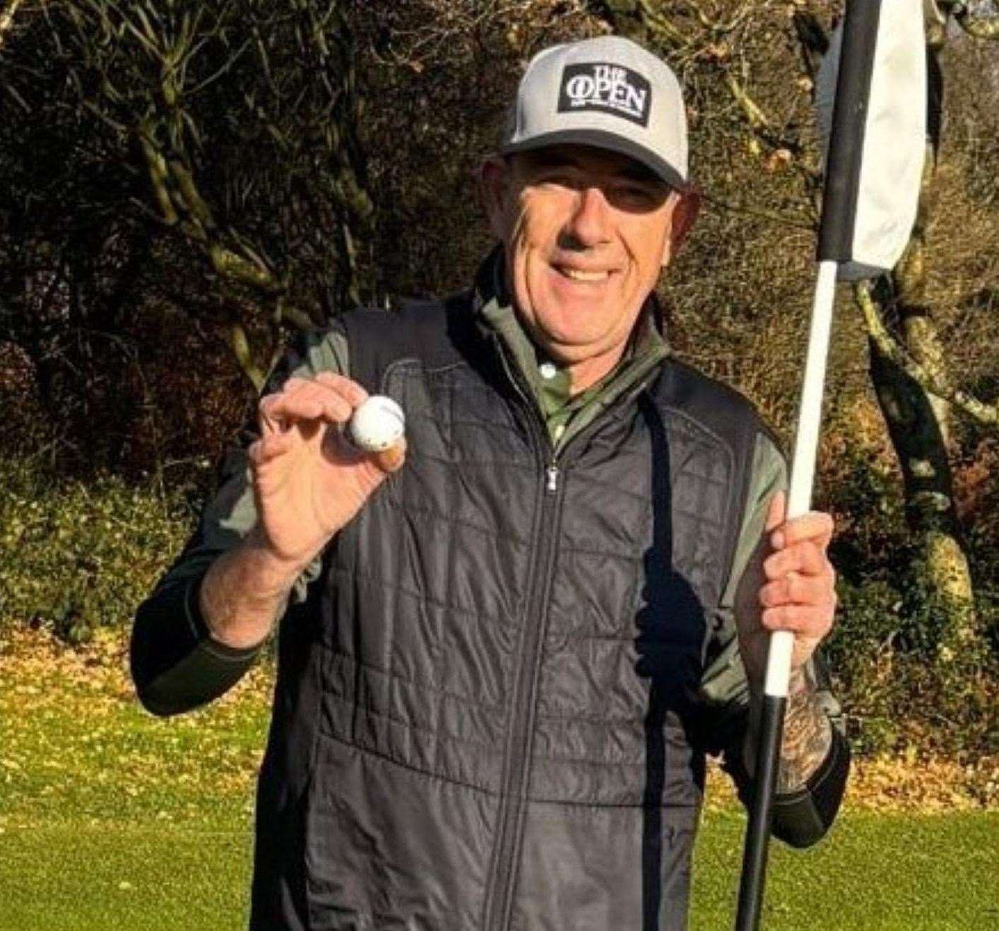 Simon Leggatt scored his first hole-in-one on Canterbury’s par 3 17th