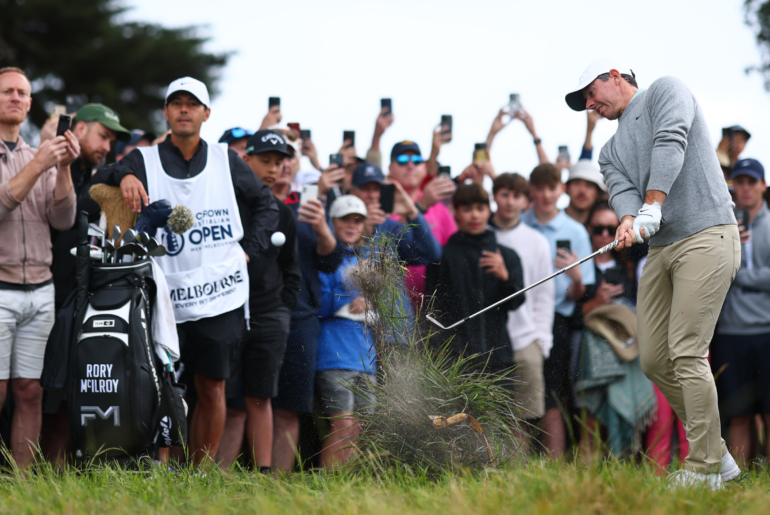 Rory McIlroy's Bizarre Australian Open Week Continues After Golf Ball Comes To Rest Under Banana Peel