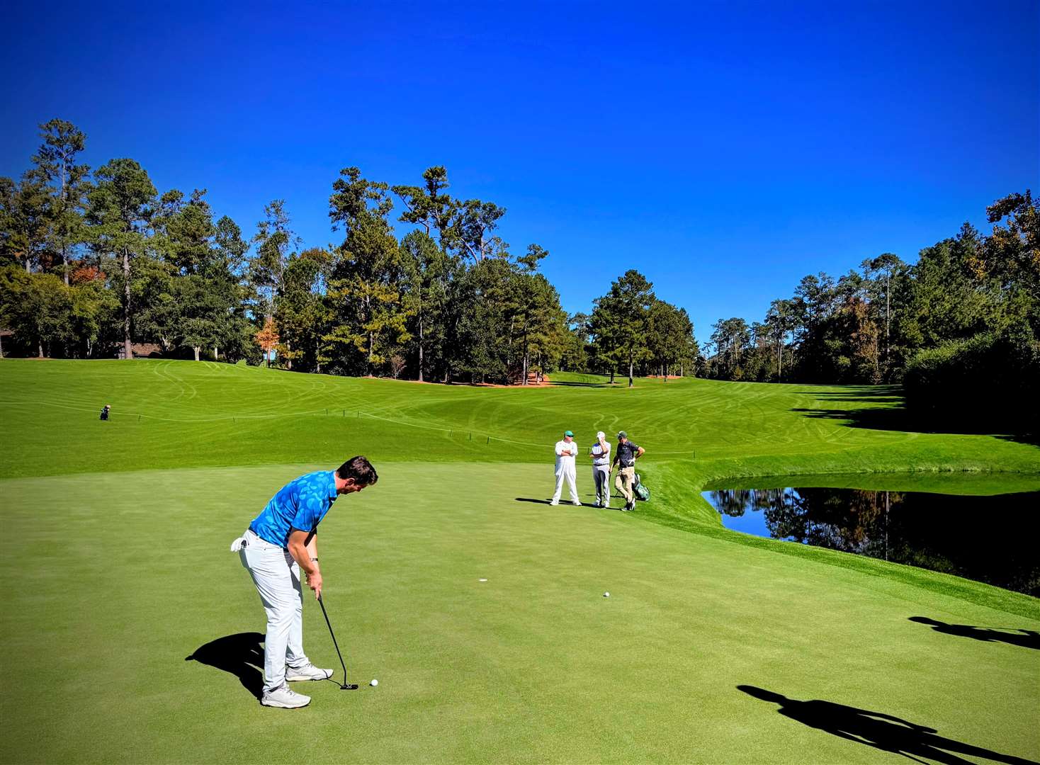 Putting is a skill that everyone can improve Picture: Simon Byford