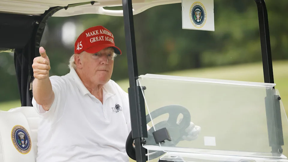 DC's public course are run by the National Links Trust, but Trump has hinted that if he uses the dirt to help renovate, he might boot the Trust out of their lease. / Cliff Hawkins