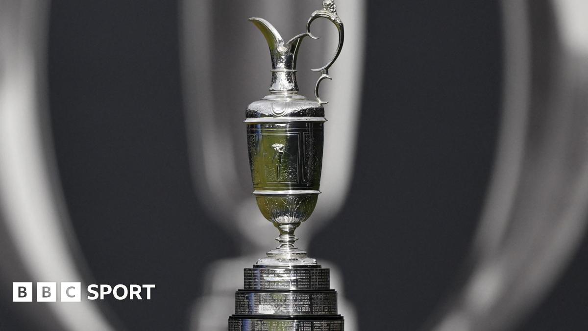 Open Championship 2028 moved to avoid clash with Los Angeles Olympics The Open 2025 trophy sits placed on a stand ahead of the start of the tournament.