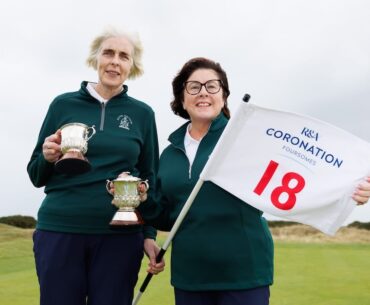 Irish duo Marie Walls and Michelle Hughes win Coronation Foursomes