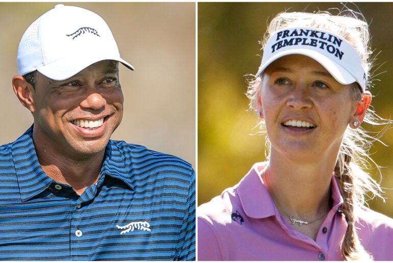 Tiger Woods and Jessica Korda