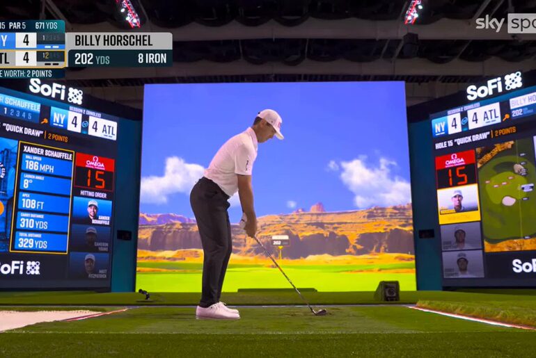 Billy Horschel clinches dramatic final-hole eagle to win TGL season opener