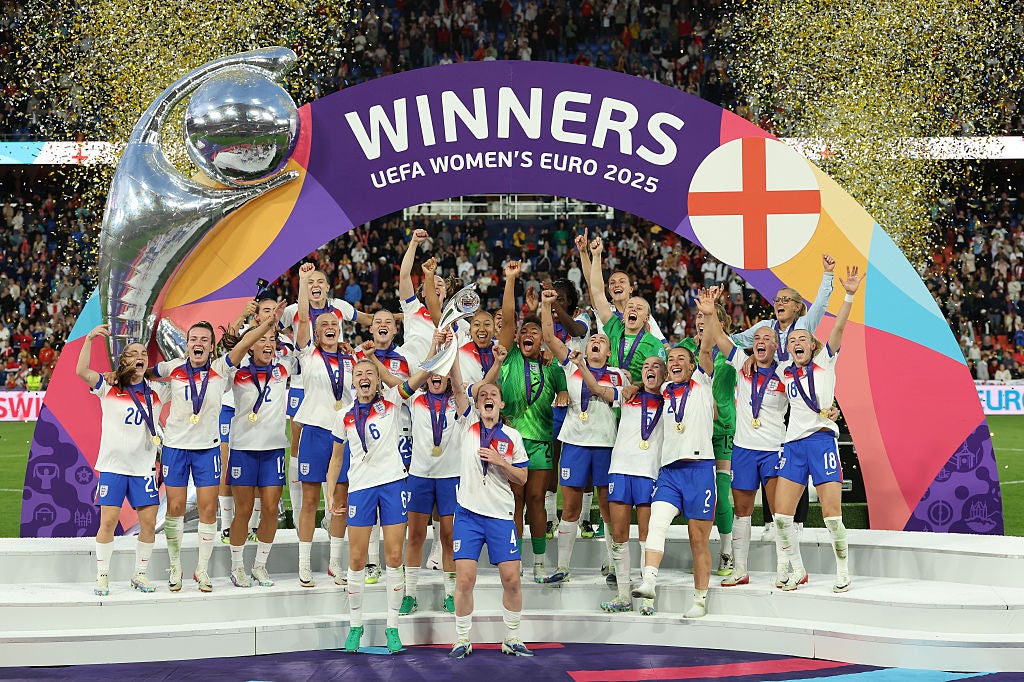England’s Euro 2025 final victory over Spain was the most-watched moment of the year