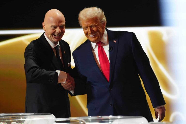 Golf might be softening with Trump, but the World Cup Draw showed us what real shameless pandering looks like