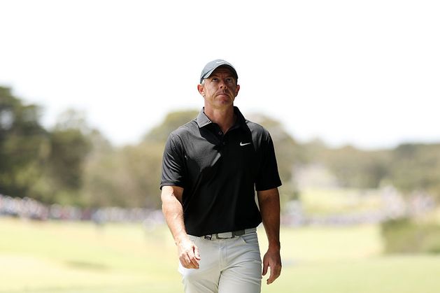 Watch: Rory McIlroy hits bizarre fresh air shot before bouncing back in Australian Open