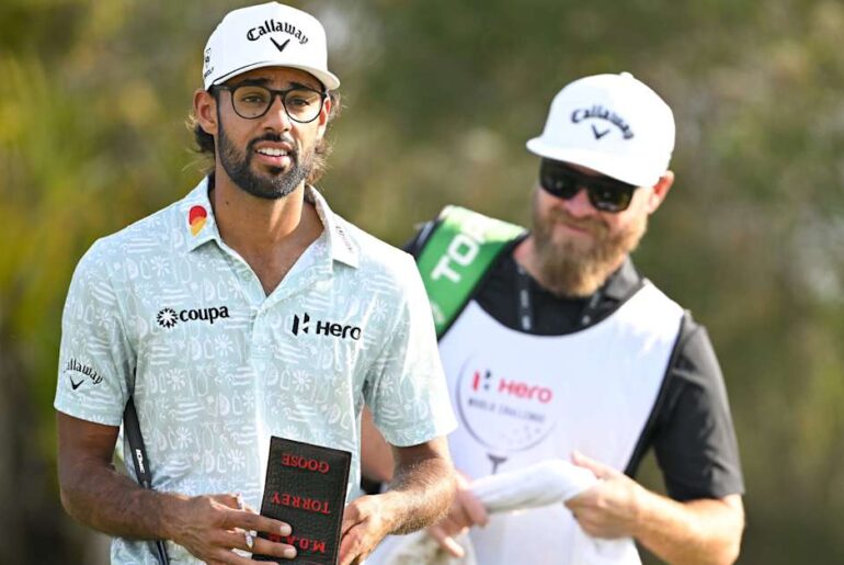 Akshay Bhatia hires Joe Greiner as full-time caddie, debuts partnership at Hero World Challenge - PGA Tour