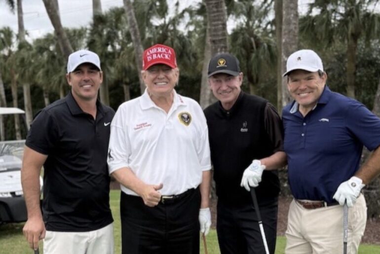Canadians react after Gretzky photographed golfing with Trump