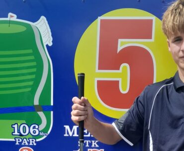 On The Up: Young golfer Josh Beckham gets surprise slam-dunk hole-in-one at fundraiser