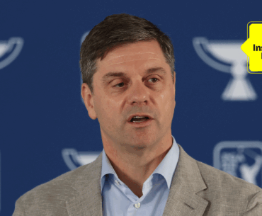 PGA Tour CEO Brian Rolapp speaks ahead of the 2025 Tour Championship
