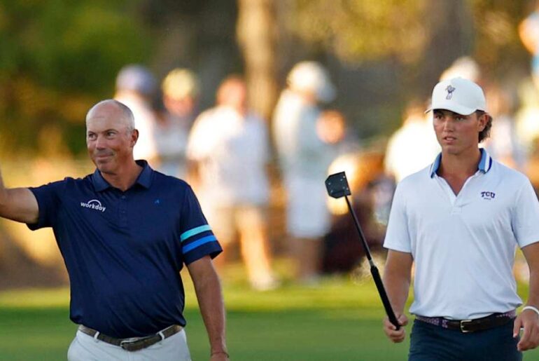 Team Kuchar holds two-shot lead over Team Daly at PNC Championship, sons making key plays - PGA Tour