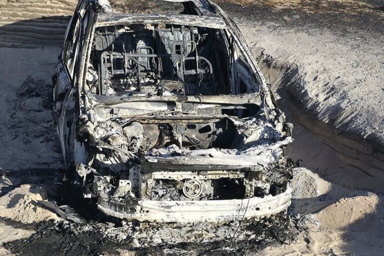 Burnt-out vehicle discovered in Humewood Golf Club bunker