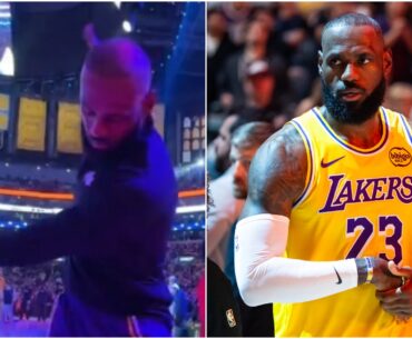 LeBron James Under Fire For Practicing Golf Swing During National Anthem