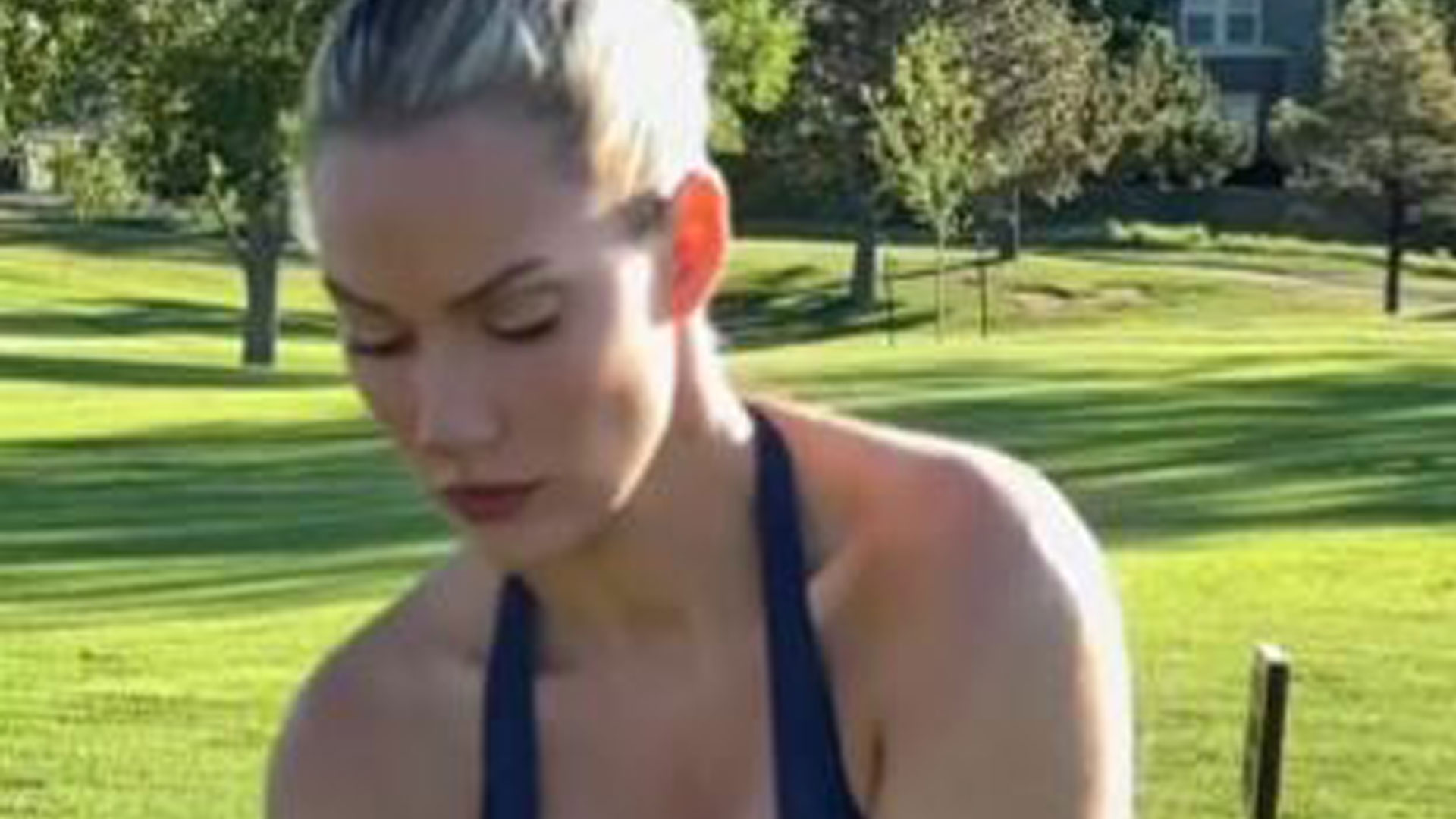 Paige Spiranac fans ‘suddenly into golf’ as she shows off incredible slow-motion swing in plunging top Paige Spiranac fans 'suddenly into golf' as she shows off incredible slow-motion swing in plunging top