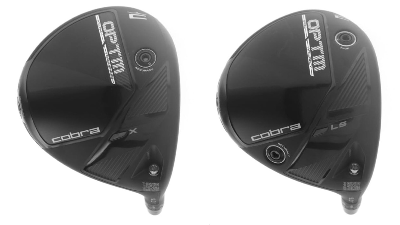 A close-up of two Cobra OPTM drivers